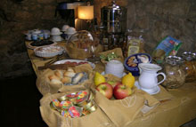 Colazione al bed and breakfast I Costanti
